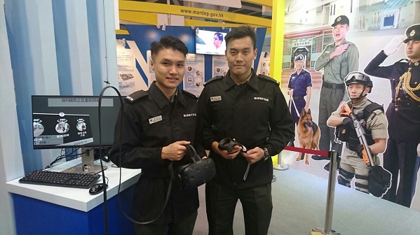 不少紀律部隊使用VR技術進行培訓,如模擬槍戰及火場等場景。