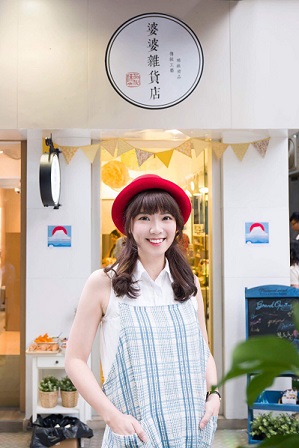 梁桂儀(Abbie)年多前更創立「婆婆雜貨店」,從泰國和日本購入搪瓷餐具和琉璃清酒杯在網上轉售,更由網店發展至實體店。(相片由受訪者提供)