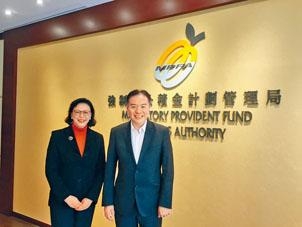 本港強積金今年首月表現甚佳。圖為積金局主席黃友嘉。