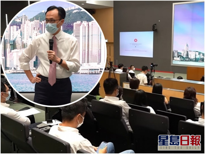 聶德權(小圖)形容政務主任不但是一份工作,更是一種責任、一個服務香港的使命。短片截圖