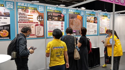 7月份路在轉「灣」處招聘增值展相當成功,吸引不少人前來搵工及聽講座。