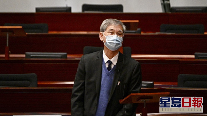 羅致光指大灣區青年就業計畫反應理想。資料圖片