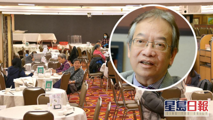 黃家和指第5波疫情下，政府收緊社交距離措施，食肆生意一落千丈。 資料圖片
