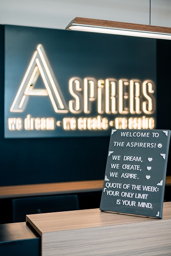 我們夢想、我們創造、我們嚮往，是一脈相承的。」一直是The Aspirers的核心價值。